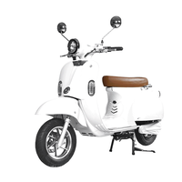 Moto électrique rétro cyclomoteur avec pneu à vide de 10 pouces