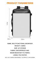Mochila Personalizada para Portátil, Impermeable, con Logotipo Personalizado, para Viajes Diarios, Oficina, Negocios, Duradera