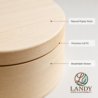 Boîte à gâteau ronde jetable en bois de qualité supérieure avec logo personnalisé, emballage écologique et durable pour cheesecake
