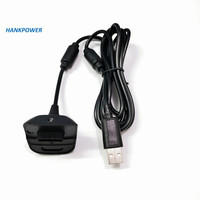 Vente en gros d'usine, câble de données de charge USB en cuivre pur de 1.8M pour contrôleur de jeu sans fil XBO X360