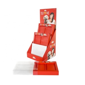 Custom Retail Cardboard Risers Display for Men's Belts 3 Tiers Foldable Eco-Friendly POS <b>Counter</b> Displays - Product Image 4