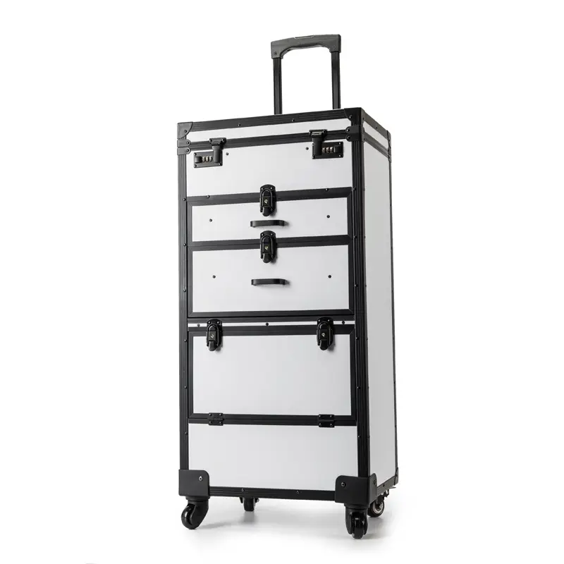 Tiktok hairdresser's toolbox beautician's oversized suitcase stylist's large work case private double password box