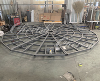 Plateforme rotative électrique à 360 degrés en acier pour espaces compacts, système de présentation automobile pour allées, capacité de charge de 3000 kg