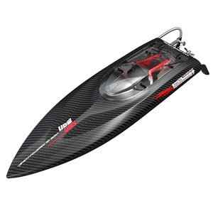 Motoscafo <span class=keywords><strong>RC</strong></span> Brushless Raffreddato ad Acqua, Grande <span class=keywords><strong>Barca</strong></span> da Corsa <span class=keywords><strong>RC</strong></span> con Texture in Fibra di Carbonio, Luci LED, Alta Velocità e Allarme Batteria Scarica - Product Image 3
