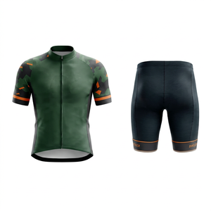 Nouvelle conception professionnelle personnalisée pour les équipes masculines, uniforme de cyclisme en spandex/coton, design ajusté, séchage rapide - Product Image 1