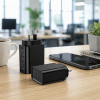 Chargeur USB-C GaN 45W HNT avec charge rapide PD3.0 PPS, protection OTP et contre les courts-circuits, adaptateur ETL PSE pour téléphones et tablettes