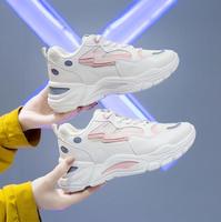 Chaussures pour femmes printemps 2025 nouvelles chaussures pour femmes maille respirant Version coréenne tout-match décontracté couleur-blocage baskets