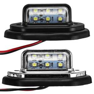 Yosovlamp Luz de Matrícula de Coche de Alta Luminosidad con 6 LED, Luces Laterales Universales para Todos los Modelos, Compatible con Accord X5 X6 - Product Image 3