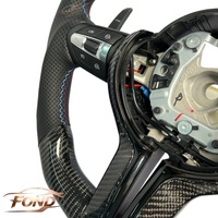 Volant en fibre de carbone pour BMW F01, F02, F10, F20, F30, F32, F80, F82, E90, E91, E92, E93, E70, E71, E72, E53