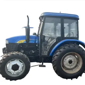 Mini cargadoras de ruedas usadas tractor pequeño New Holland SNH 704 cultivador rotativo mini tractor con vía de goma