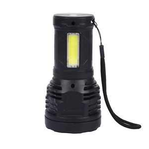 Outdoor Rechargeable Flashlight Led Zoomable Dimmable <b>Emergency</b> <b>Lighting</b> For Camping Hiking - Product Image 1