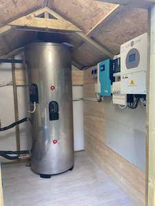 Duplex 2205 100L-300L Solarthermie Tanque calentador de agua <span class=keywords><strong>solar</strong></span> de alta presión Tubo evacuado Bomba de calor DHW para uso doméstico - Product Image 4