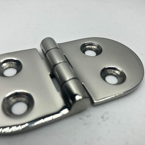 Bisagra de cubierta de barco de acero inoxidable 38x76x3.3mm, herraje marino ovalado de cuatro orificios - Product Image 4