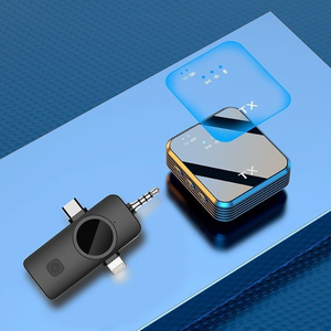 מיקרופון דש אלחוטי F16 One-To-One מסוג קונדנסר לטלפונים אנדרואיד, להקלטות חיות בחוץ, ראיונות וולוגים - Product Image 5