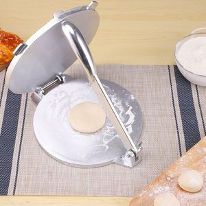 Mexican Aluminum Alloy Handcrafted Circular <b>Cake</b> Press for Dumpling and Noodle Skin Mold - Product Image 3