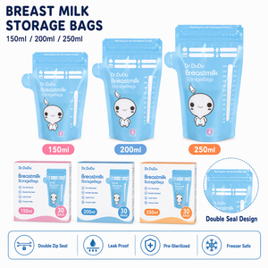 Bolsas para Almacenar Leche Materna de 200 ml, Material de Grado Alimenticio, Sensor de Temperatura - Product Image 1