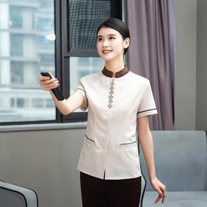 Chemise <span class=keywords><strong>de</strong></span> Travail Unisexe Personnalisable pour Personnel Hôtelier, Serveurs, et Services d'Entretien – Uniforme <span class=keywords><strong>de</strong></span> Nettoyage pour Hôtels et Espaces Publics avec Logo Brodé - Product Image 3