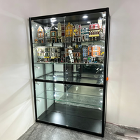 Vitrines à bijoux en verre de haute qualité vendues directement par l'usine, présentoirs durables pour téléphones portables sur mesure pour magasins