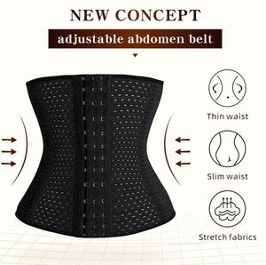 Ayarlanabilir 3 Kancalı Oyuklu Doğum Sonrası Korse Nefes Alabilen File Bel Korsesi Sezaryen İyileştirme Bandı Karın Destek Bandı - Product Image 2