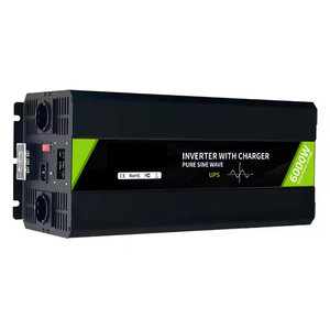 12V <span class=keywords><strong>24V</strong></span> 48V <span class=keywords><strong>DC</strong></span> to AC 110V <span class=keywords><strong>220V</strong></span> <span class=keywords><strong>UPS</strong></span> 순수 사인파 인버터 충전기 정격 전력 6000W 피크 전력 12KW <span class=keywords><strong>UPS</strong></span> 인버터 충전기 - Product Image 1