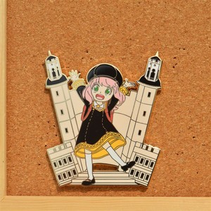 Spilla/Badge Anime da 6 cm in lega, imitazione smalto, con Anya <span class=keywords><strong>Forger</strong></span>, per decorazione di cancelleria e gioielli - Product Image 5