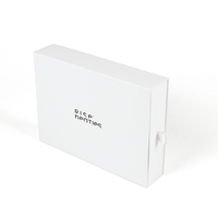 Couronne gagner plaine noir postal mailer boîtes d'expédition petit carton coulissant rigide tiroir parfum boîte-cadeau emballage boîtes en papier