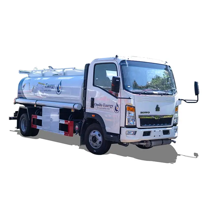 Buona qualità Howo nuovo o usato 4x2 10000 litri di carburante automatico camion cisterna capacità camion cisterna per la vendita