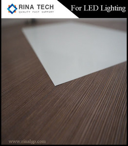 Plaque diffuseur en polycarbonate blanc laiteux givré Rina Tech, fonctionnelle, anti-UV, pour panneau lumineux LED de bureau - Product Image 3