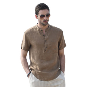 T-shirt décontracté à manches courtes pour <span class=keywords><strong>homme</strong></span> Henrys, en soie glacée rafraîchissante, respirant et anti-humidité, coupe ample, idéal pour <span class=keywords><strong>l</strong></span>'été - Collection transfrontalière - Product Image 2