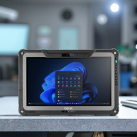 Tablette industrielle robuste Getac F110, ordinateur portable anti-explosion pour le pétrole, le gaz et l'exploitation minière, ordinateur pour pompiers en stock