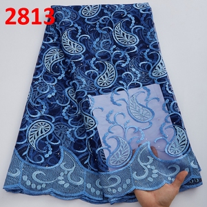 2813 africano abito da sposa bianco tessuto di pizzo da <span class=keywords><strong>donna</strong></span> ricamo africano pizzo francese per nigeriano vestito da <span class=keywords><strong>donna</strong></span> - Product Image 5