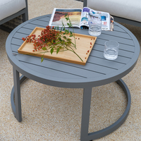 China Professional Manufacture Outdoor Aluminium Sofa Set Moderne Gartenmöbel für Wohnzimmer Hotel Eingang Modern Outdoor