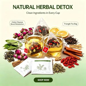 Thé détoxifiant amincissant à base <span class=keywords><strong>de</strong></span> plantes chinoises traditionnelles, cure <span class=keywords><strong>de</strong></span> 28 jours <span class=keywords><strong>pour</strong></span> adultes - Sans sucre et faible en gras - Product Image 3