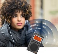 Radio portable Raddy RF760, récepteur ondes courtes, scanner toutes bandes AM FM SW CB VHF UHF AIR, rechargeable