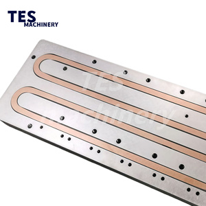 Plaque froide de refroidissement en aluminium usinée sur mesure, en alliage d'aluminium extrudé avec époxy, pour le refroidissement liquide de puces et de GPU - Product Image 2