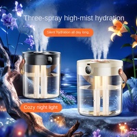 Nouvel Arrivage 2026 – Humidificateur Double Pulvérisation Grande Capacité 1L Haute Qualité, Fonction Sommeil Silencieux, Type-C, Cadeau de Pendaison de Crémaillère