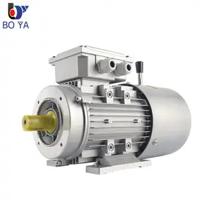 YSEJ 1.5KW-90 Condensador de doble valor Ac Motor de CA de freno eléctrico de inducción trifásica