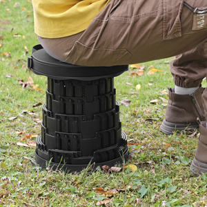 Direct Factory Atacado Sturdy Telescope Stool Cadeira de plástico Retrátil Folding Stool para Jardim Pesca Caminhadas Camping <span class=keywords><strong>Chair</strong></span> - Product Image 5
