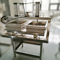 Machine de fabrication de chaînes à Double haricots pneumatique en acier inoxydable, pour la fabrication de Tofu