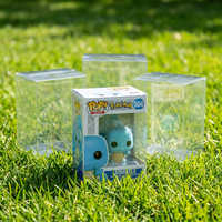 Boîte de protection transparente en PET pour Funko Pop, boîte de présentation en plastique pliable, empilable, transparente, boîte de rangement protectrice pour figurines en vinyle