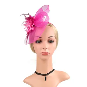 Broche fleur de haute qualité fascinateur accessoires de mariage bandes de cheveux cerceaux de cheveux pour femmes