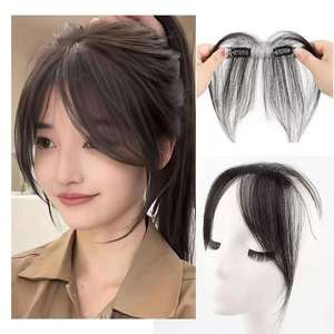 Nueva moda y venta caliente <span class=keywords><strong>Cabello</strong></span> Remy virgen humano <span class=keywords><strong>de</strong></span> alta calidad Fácil <span class=keywords><strong>de</strong></span> usar Color <span class=keywords><strong>natural</strong></span> Parte central <span class=keywords><strong>Cabello</strong></span> fetal y flequillo - Product Image 1