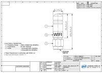 Antenne WiFi Mini Omnidirectionnelle Double Bande 2.4GHz 5.8GHz 30mm Droite en Caoutchouc Courte, Vente en Gros Usine