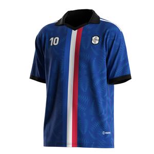 Maillot de football officiel de l'équipe nationale de France, doté d'un tissu léger et à séchage rapide, pour les matchs et l'entraînement - Product Image 1