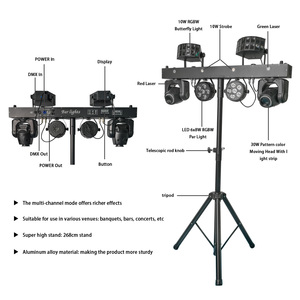 Vente directe usine : Barre de projecteurs portables à tête mobile LED RGBW, faisceau, Derby, Par, Spot, Stroboscope, effet 5-en-1, avec support pour KTV et DJ - Product Image 3
