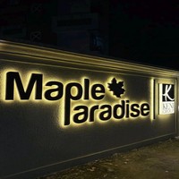 Panneau d'affichage LED personnalisé pour boutique, logo mural extérieur, lettres en relief 3D, enseigne lumineuse