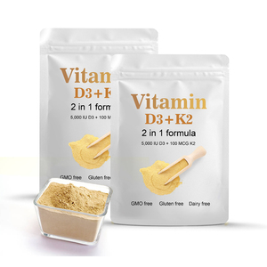 ओम 500 iu विटामिन डी 3 100mcg k2 पाउडर निर्माता वयस्कों के लिए प्रतिरक्षा हड्डी समर्थन की आपूर्ति करता है - Product Image 1