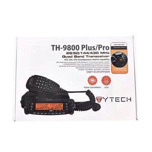 Radio Móvil Tytech Th 9800 Plus de 50w y Cuatro Bandas con Pantalla, Comunicación de Largo Alcance - Product Image 5