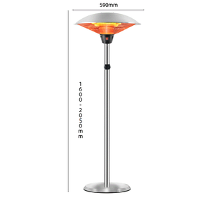 2100W Paddenstoel Paraplu Elektrische Infrarood-/Buitenverwarmer Voor Garage Achtertuin Vrijstaande Terrasverwarmer Waterdicht - Product Image 6