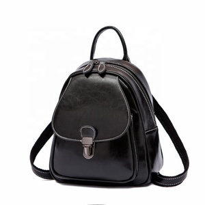 Fashion Handmade New Real Leather <b>Backpack</b> Retro Genuine Natural Cowhide Leather Vintage <b>Backpack</b> Casual Bags - Product Image 3